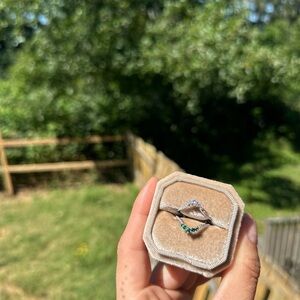 14k White Gold Ring Enhancer